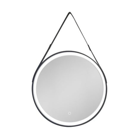 Zrcadlo se senzorem SAT 60x60 cm černá SATZREMLED60CE