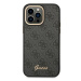 Guess GUHCP14XHG4SHK hard silikonové pouzdro iPhone 14 PRO MAX 6.7" black 4G Vintage Gold Logo