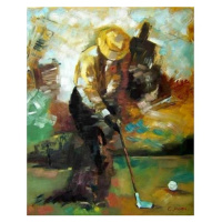 Obraz - Golfista