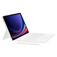 Samsung Book Cover Keyboard pouzdro s klávesnicí Galaxy Tab S9/S9 FE bílé