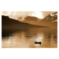 Umělecká fotografie Mountain view, Bror Johansson, (40 x 26.7 cm)