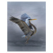 Fotografie The Great Blue Heron, Krystina Wisniowska, 30 × 40 cm