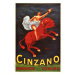 Cappiello, Leonetto - Obrazová reprodukce Vermouth Cinzano, (26.7 x 40 cm)