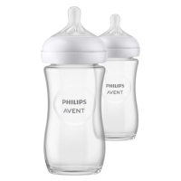 Philips AVENT Láhev Natural Response skleněná 240 ml, 1m+ 2 ks