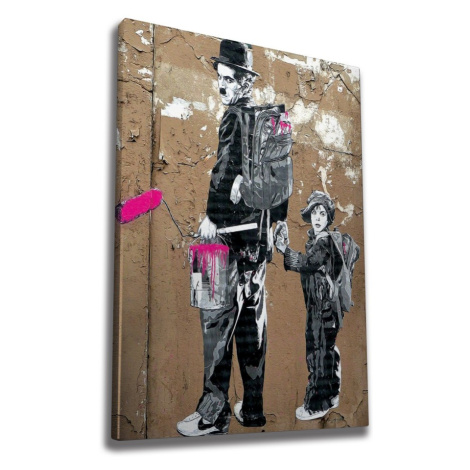Wallity Obraz na plátně Chaplin WY57 50x70 cm