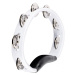 Meinl HTWH Headliner Hand Held ABS Tambourine - White