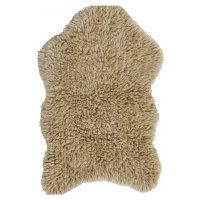 Lorena Canals koberce Vlněný koberec Woolly - Sheep Beige - 75x110 tvar kožešiny cm