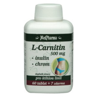 Medpharma L-carnitin 500mg+inulin+chrom Tbl.67