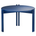 Modrý kulatý konferenční stolek z borovicového dřeva ø 60 cm Sticks – Karup Design