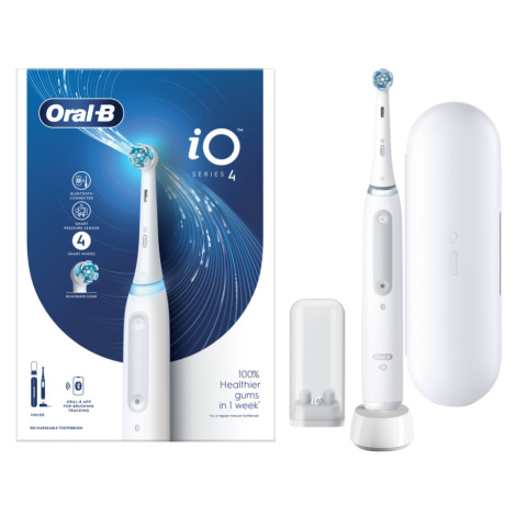 ORAL-B iO4 Series Quite White elektrický zubní kartáček bílý