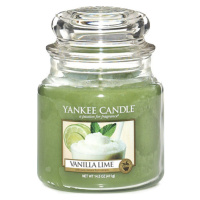 Yankee Candle, Vanilka s limetkami Svíčka ve skleněné dóze 411 g
