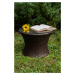 Bello Giardino Zahradní stolek Modico tmavě hnědá