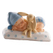 Dekora Figurka na dort - Spící miminko modré