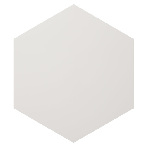 Chameleon Designová bílá tabule, smaltovaný ocelový plech - šestiúhelník, Ø 600 mm, bílá