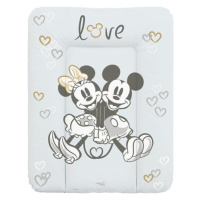 CEBA Podložka přebalovací měkká na komodu (50x70) Disney Minnie & Mickey Grey