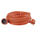 Prodlužovací kabel 30 m / 1 zásuvka / oranžový / PVC / 230 V / 1,5 mm2