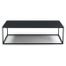 Černý kovový konferenční stolek 40x120 cm Store – Spinder Design