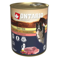 Ontario Konzerva kachní paté s brusinkami 800 g