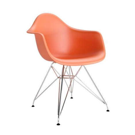 Stolička P018 /inšpirovaná DAR/ Barva: Oranžová ArtD