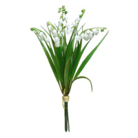 Umělá květina svazek Konvalinek, 30 cm