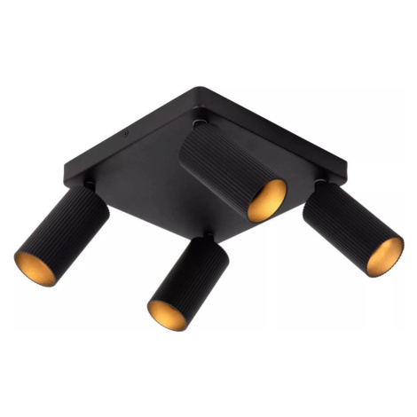 Lucide 09939/14/30 - Bodové svítidlo CLUBS 4xGU10/40W/230V černá 09939/14/30