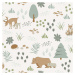 Vliesová dětská tapeta 10 m x 53 cm Forest Animals – Vavex