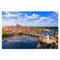 Fotografie Scenic view of the Old Town, DaLiu, 40 × 26.7 cm