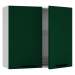 Kuchyňská skříňka Max W80su Alu zelená