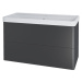 MEREO Siena, koupelnová skříňka s keramickym umyvadlem 101 cm, antracit mat CN4321