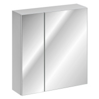 Comad Závěsná koupelnová skříňka se zrcadlem Leonardo 84-60-B 2D bílá