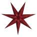 STERNTALER Sterntaler Samt papírová hvězda, Ø 75 cm červená