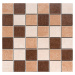 Mozaika Multi Tahiti béžovohnědá 30x30 cm mat DDM06520.1