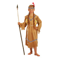 RAPPA Dětský kostým indiánka s čelenkou (S) e-obal