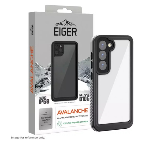 Pouzdro Eiger Avalanche Case for Samsung Galaxy S23 in Clear/ Black (EGCA00439) Eiger Glass