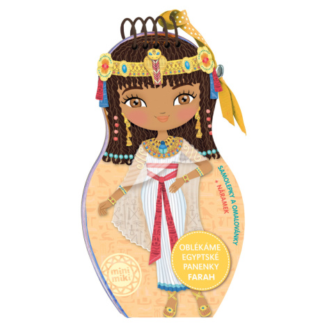Oblékáme egyptské panenky FARAH - Omalovánky PRESCO