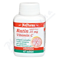 MedPharma Rutin 25mg+vitamin C tbl.67