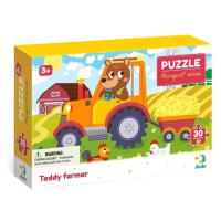 Puzzle Doprava: Farmář Teddy 30 dílků