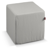 Dekoria Sedák Cube - kostka pevná 40x40x40, světlá holubí šeď, 40 x 40 x 40 cm, Etna, 705-90