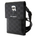 Karl Lagerfeld Saffiano Monogram Wallet Bag Ikonik NFT pouzdro černý