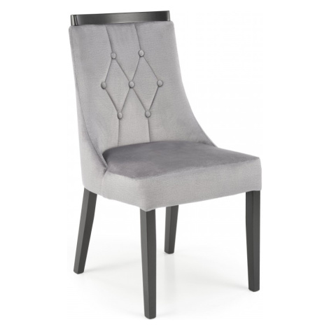HALMAR Jídelní židle MODULO 50 cm šedá/černá