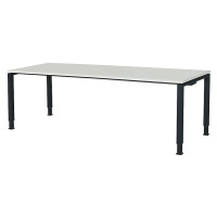 mauser Elegantní výškově nastavitelný stůl, v x š x h 650 - 850 x 2000 x 800 mm, deska s povlake