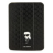 Pouzdro Karl Lagerfeld Saffiano Monogram Iconic pro iPad 10,9" - černé