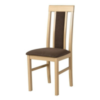 Jídelní židle NILA 2 dub sonoma/hnědá