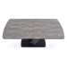 Jídelní stůl Vinte rozkládací 180-230x76x95 cm (šedá, černá)