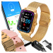 Chytré Hodinky Dámské Mesh Hodinky Hovory Menu Pl Měření Cukru Smart Watch Met