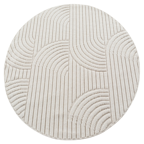 Kusový koberec Helix 2201 cream kruh 160x160 cm