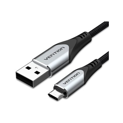 Vention Reversible USB 2.0 to Micro USB Cable 3m Gray Aluminum Alloy Type