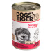 Dogs'n Tiger Adult 12 × 400 g - výhodné balení - hovězí a dýně