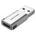 Vention USB 3.0 (M) to USB-C (F) OTG Adapter Gray Aluminum Alloy Type