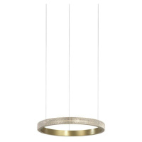 Nova Luce Luxusní závěsné LED svítidlo Orlando v elegantním zlatavém designu - 18 W LED, 1020 lm